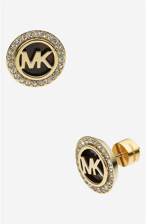 michael kors stud earrings nordstrom|Michael Kors halo stud earrings.